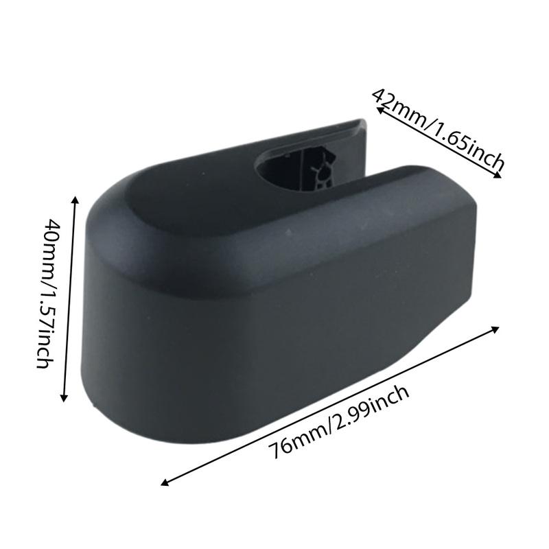 31699909 Car Rear Windshield Windscreen Wiper Washer Arm Nut Cover Cap For Volvo V90 2017- XC40 2018- XC90 2016-