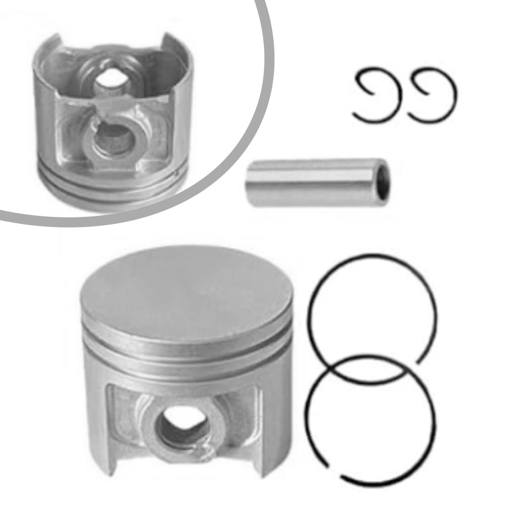 For Chainsaw Repair Chainsaw Piston Kit Replacement Piston As Shown Complete Package Included Includes Piston Pin Rings Circlips