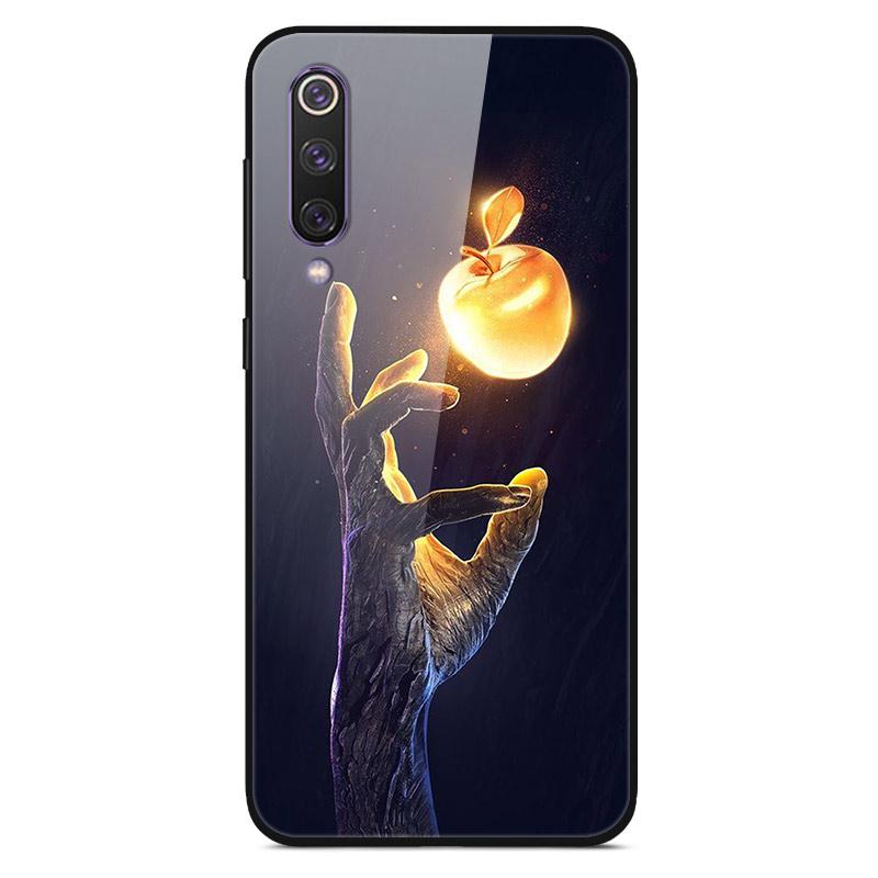 For Xiaomi Mi 9 Mi9 SE Tempered Glass Case Hard Cover Phone Case For Xiaomi Mi 9 SE Mi9 T 9T Pro Cases Redmi Note 9S 9 S Cover