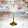Acrylic Table Lamp Stepless Room Atmosphere Light LED Night Light European USB Charging Touch Dimming Table Lamp Coffee/Bar/Hotel/Bedroom Decorative