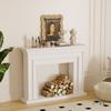 European-Style Customizable Decorative Fireplace Cabinet with Electronic Flame Insert