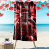 Name Custom Texas Tech Print Beach Towel, Large Soft Quick Dry Towel for Beach Camping Swimming