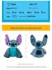 Cute Stitch Plush - Star Baby Bedtime Doll
