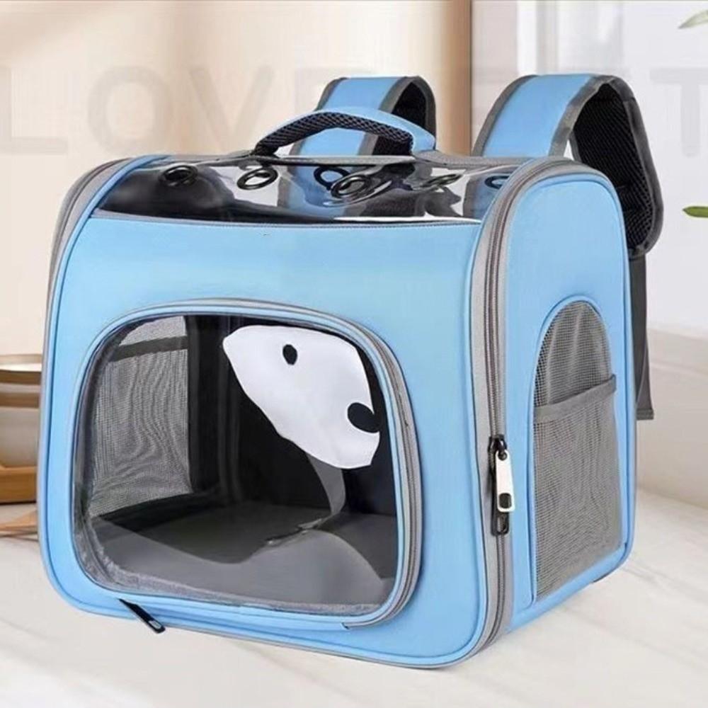 Transparent Pet Travel Bag Breathable Pet Outing Backpack Cat Outdoor Backpack  Home Use