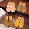 French Retro Baotou Slippers Female 2025 Autumn New Soft Bottom Casual 100 with Skirt Casual Half Slippers
