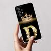Průhledný obal na telefon pro Samsung Galaxy A56 A57 A37 A55 A54 A36 A35 A26 A25 A16 A17 A07 A52 A34 A73 A53 Kryt G F V H D P C B Písmeno