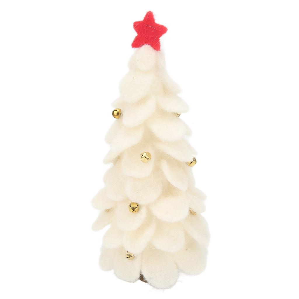 2023 New Christmas Decoration Wool Felt Christmas Tree Ornament Home New Year Party Ornament White