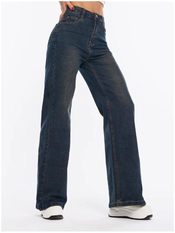 Dammode 2025 Höst Jeans med vida ben