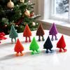 Playable Desktop Ornaments Christmas Tree Figure, Flexible Movable Joints 3D Printed Customizable Poseable Figures Ornament, Creative Festive