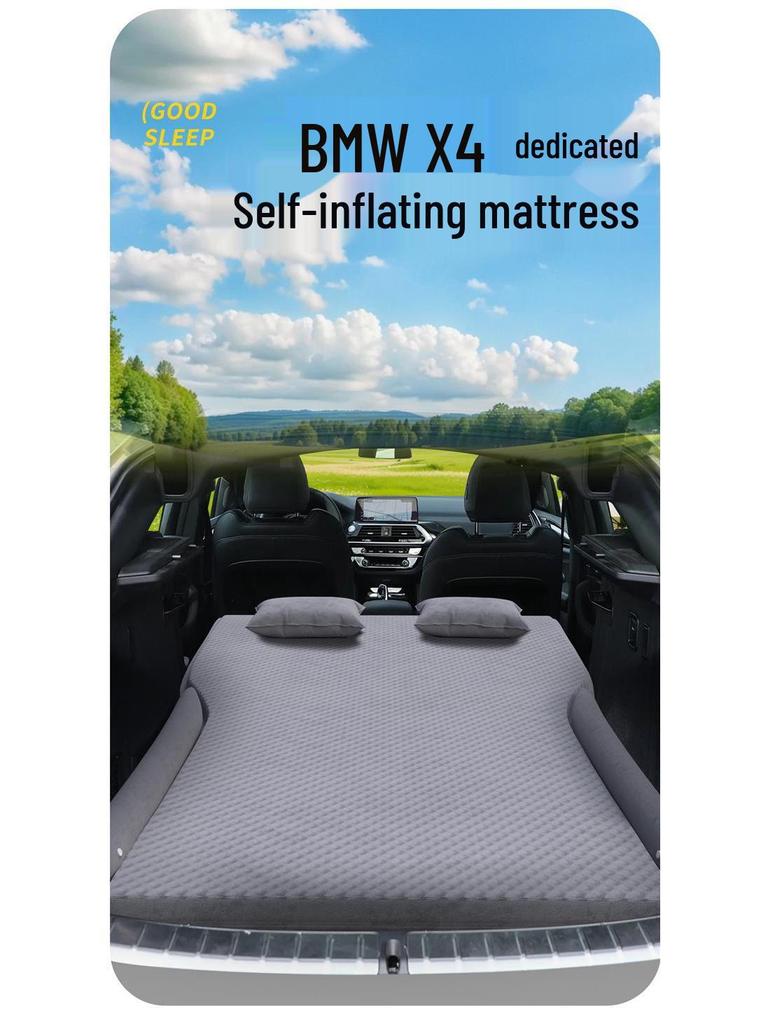 BMW X4 Trunk Air Mattress: Inflatable Car Bed for Rear Sleeping