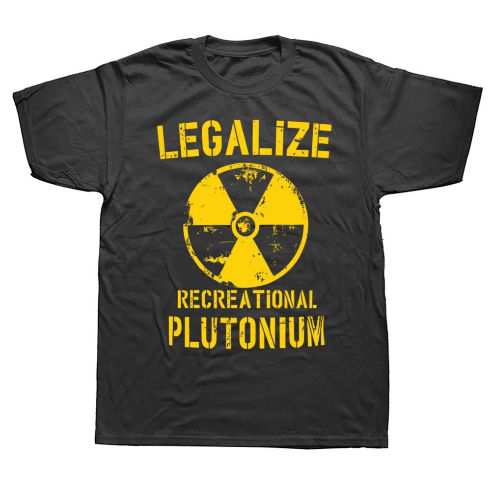 

New Fun and Legal Plutonium Pattern Print Short-sleeved Street Style Women s T-shirt, Women s Top.Summer Streetwear Personali... S разноцветный