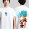 Tricou Bumbac cu Mânecă Scurtă Imprimeu Dragon Ball Z Son Goku Vegeta Unisex Haine Femei Harajuku Yk Tee Tricou Casual Vintage Topuri