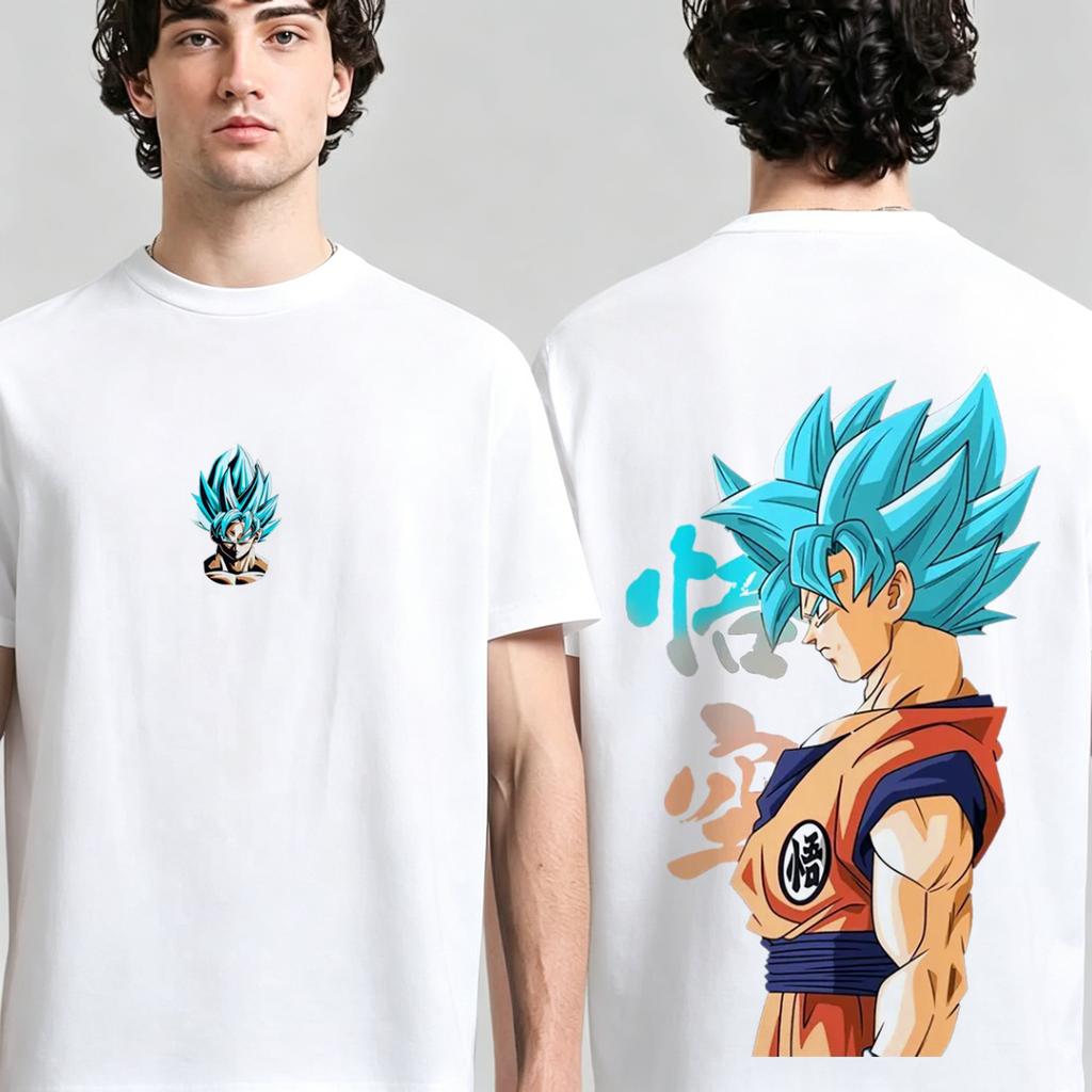 Tricou Bumbac cu Mânecă Scurtă Imprimeu Dragon Ball Z Son Goku Vegeta Unisex Haine Femei Harajuku Yk Tee Tricou Casual Vintage Topuri