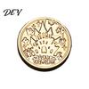 Ghost Wax Stamp Halloween Themed Brass Seal Head, Pumpkin Witch Bat Engraved Replaceable Sealing Replacement Head for Envelope Journal Gift Wrap Party