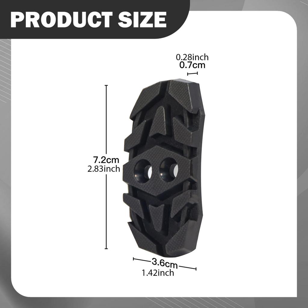 2x Shoes Cleat Pedal Adapter Set Cycling Shoe Conversion Kit Parts Cleats for