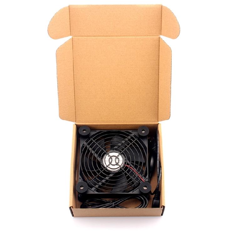 120mm 5V USB-betriebener Lüfter für Router-Rack Video-Netzwerkschrank