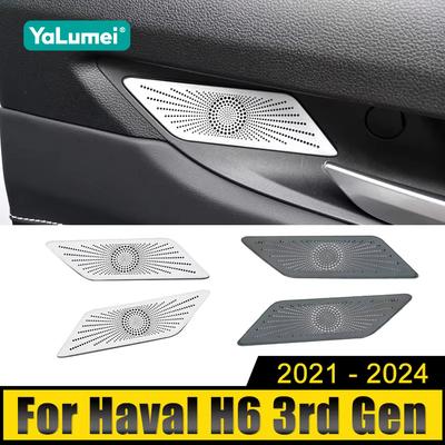 Haval H6 3. Nesil 2021 2022 2023 2024 H6S GT HEV PHEV Araba Arka Kapı Kolu Sesli Korna Kaput Hoparlör Trim Kapak Çerçeve Çıkartmaları