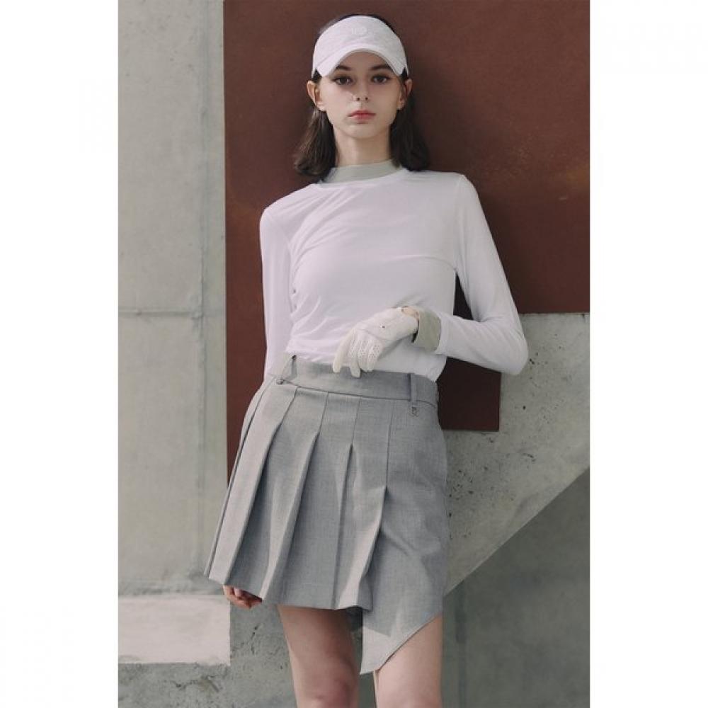 Bermudagrass Modal Layered T shirT whiTe S