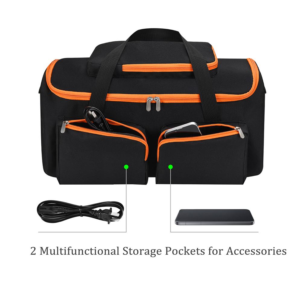 Speaker Carry Case Large Capacity Portable Protective Case Anti-Scratch Padded Storage Bags for JBL PartyBox On-The-Go Essential