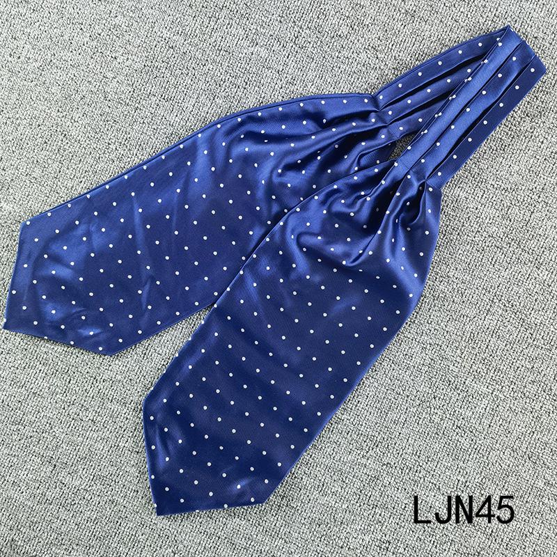 Herren Seide Gestreift Gepunktet Doppelseitiger Mode Schal