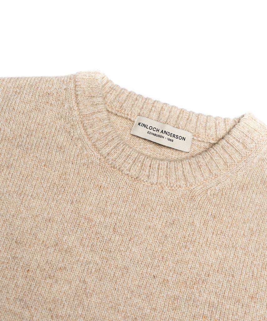Edeunbeoleokeulleob Shetland Wool Fish Knit (Beige)