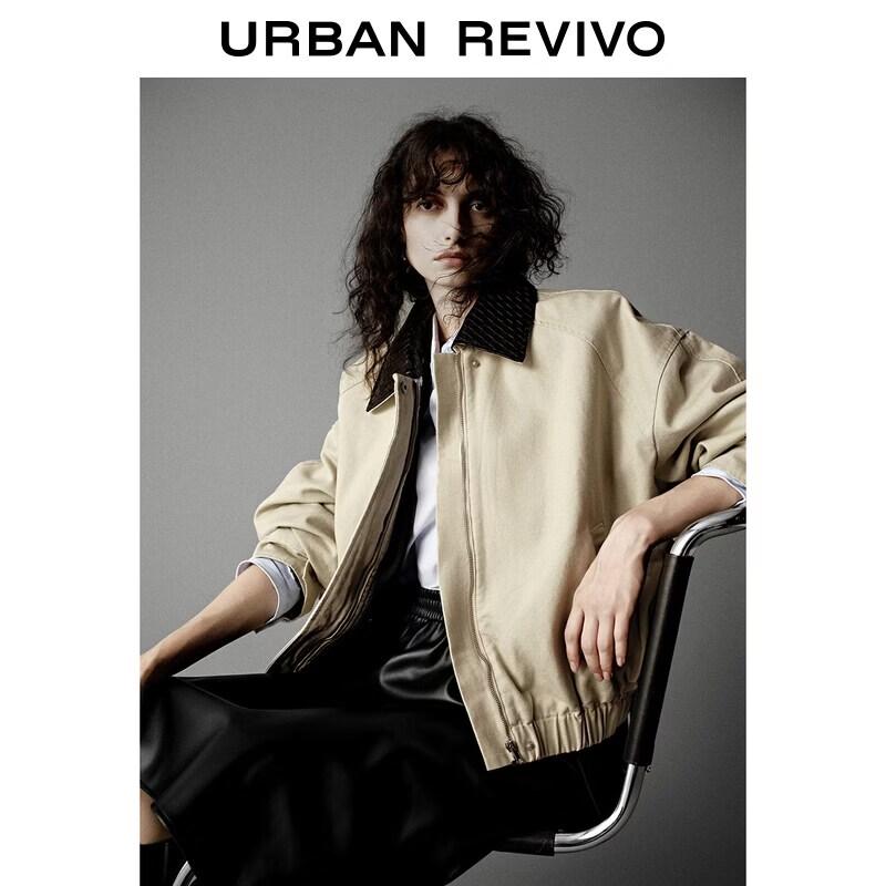 UR 2025 Women s Color-Block Workwear Jacket S