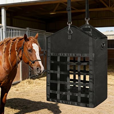 Large Capacity Hay Bags for Horses, Double-Sided Slow Feed Hay Bags Suitable for Goats, Sheep, And Donkeys