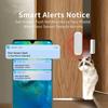 Tuya Zigbee Door Sensor for Smart Home Wireless Window Detector Remote Control Smart Life APP Alexa Home Security Alarm System