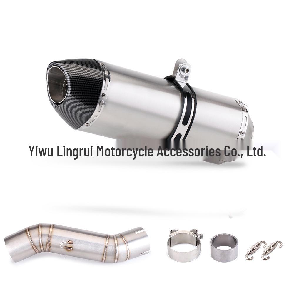 Flame Motorcycle Exhaust Pipe for CBR500F, CBR500X, CBR400F - Modified Middle