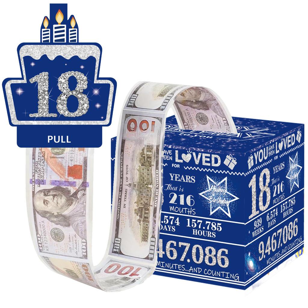 

Синий Серебристый Стиль Время Коробка для Денег Подарок на День Рождения Для Украшения Вечеринки и Праздников