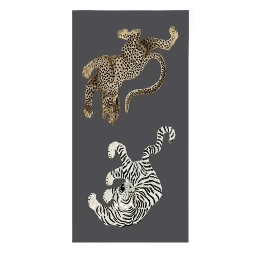 Leopard Long Cover Scarf Old Money Style Vintage Shawl Wrap Neck Scarves Draped Cardigan  Spring