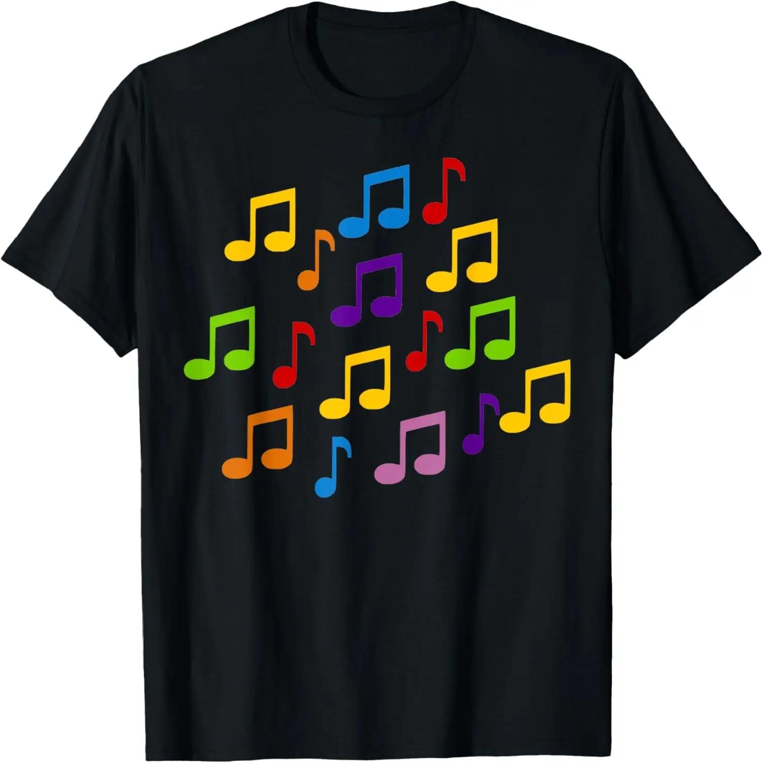 

Colored music notes T-Shirt XXXXXL різнокольоровий