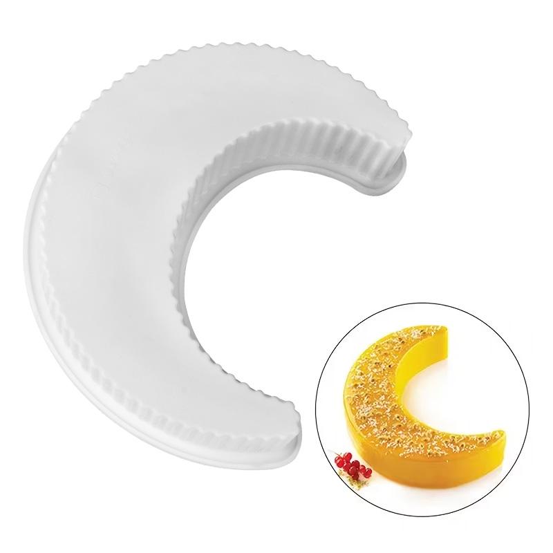 3D Moon Shape Silicone Cake Mold Ramadan Muslim Party Dessert Mousse Bread Mould Eid Mubarak Decoration Islamic DIY Baking Tools