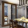 Acrylic Diamond Splicing Background Wall Mirror Sticker for Living Room Decoration