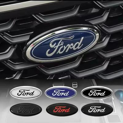 Ny 2026 Bilklistermärke För Ford Bil Främre Grill Emblem Bakre Bagagelucka Logotyp Märke Klistermärke Tillbehör För Ford Focus mk2 mk3 Fiesta mk