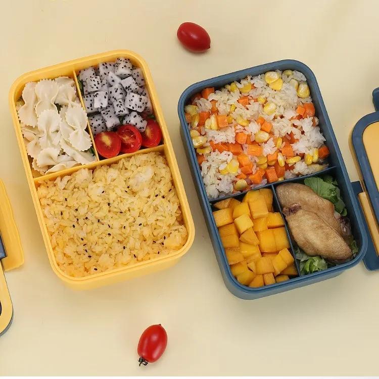 Mikrowelle Bento Box Geschirr Lebensmittel Lagerung Box Kinder Kinder Schule Büro Tragbare Bento Box