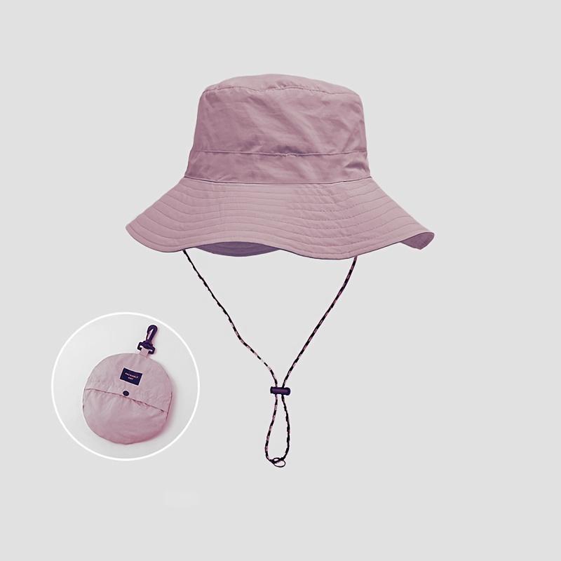 1pc Men'S & Women'S Summer Bucket Hat - Quick-Dry, Foldable, Wide Brim, Non-Stretch Fabric, Hand Washable, Vacation Style