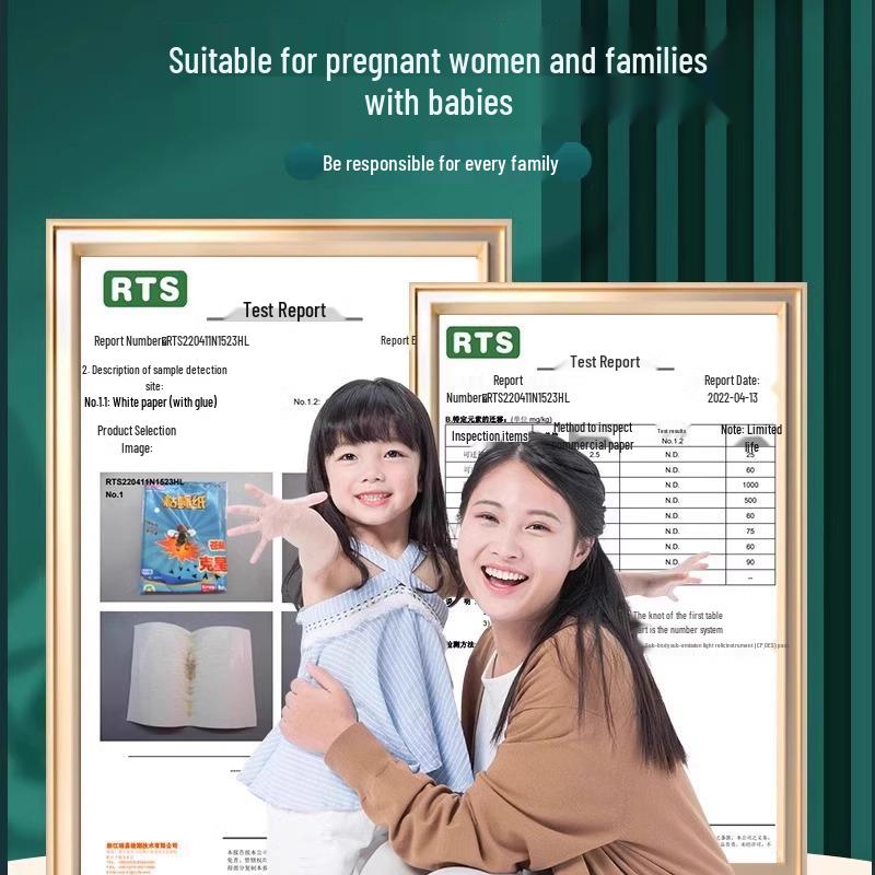 Strong Sticky Fly Paper Board: Drug-Coated Mosquito & Fly Killer for Home Use