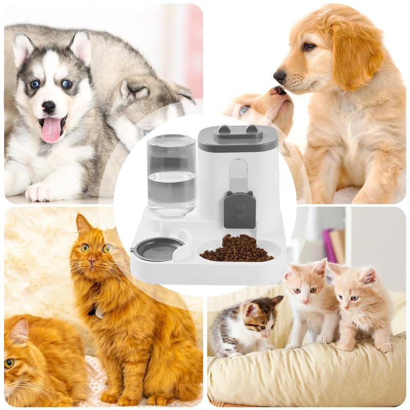 Dog Feeder Treat Feeding Pet Supplies Automatic Dog Food Dispenser For Kitten Puppy Small Medium Indoor Outdoor Home Living Room