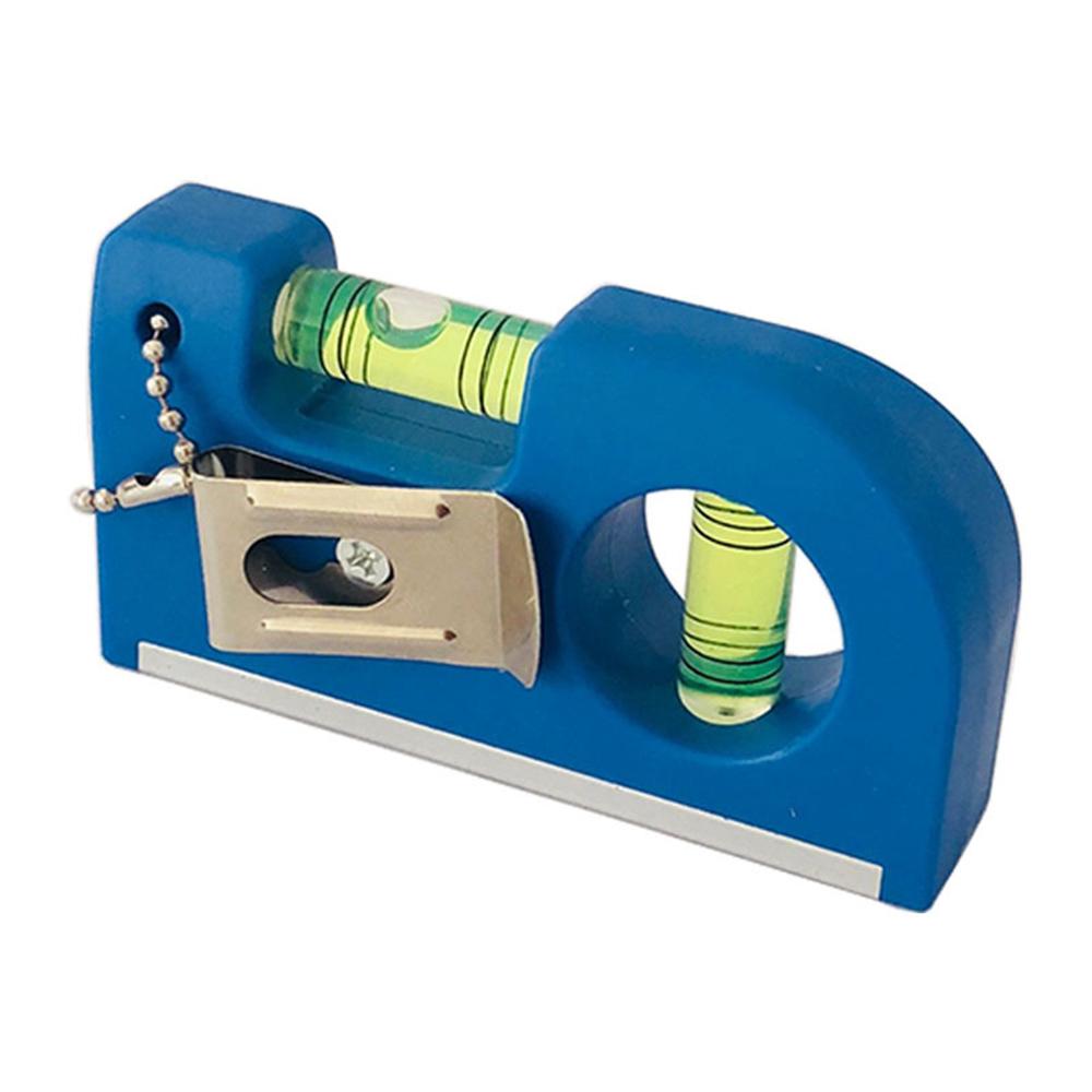 Pocket Spirit Level Bubble 2 Bubble Spirit Leveler With Magnet Base Horizontal Ruler Portable Level Ruler Magnetic ABS Shell