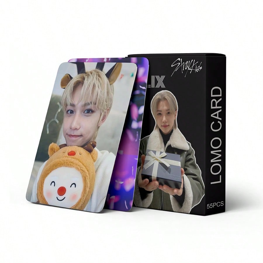 Skzoo Sheet Kpop Lomo Cards Album Small Card Photo Printing High-quality Bangchan MANIAC JAPAN ENCORE MAGIC STAR XMAS 55 Entertaining Play Safe