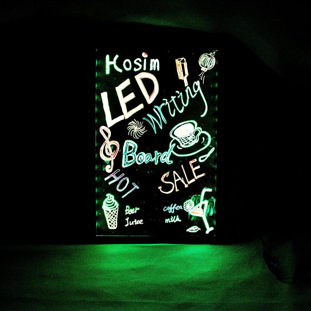 50x70 LED Luminous Fluorescent Handwriting Board and Message Sign