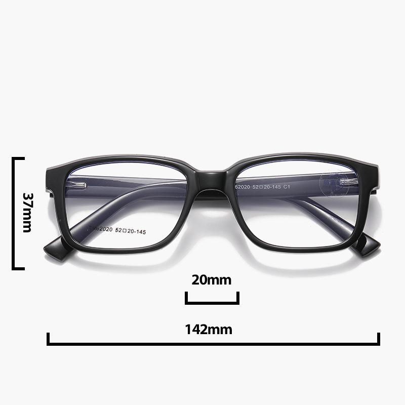 TR Anti-Blue Light Computer Goggles with Anti-Radiation, No Makeup Design, Imitation Acetate, Sling Legs, and Prescription-ready Eyeglass Frames.