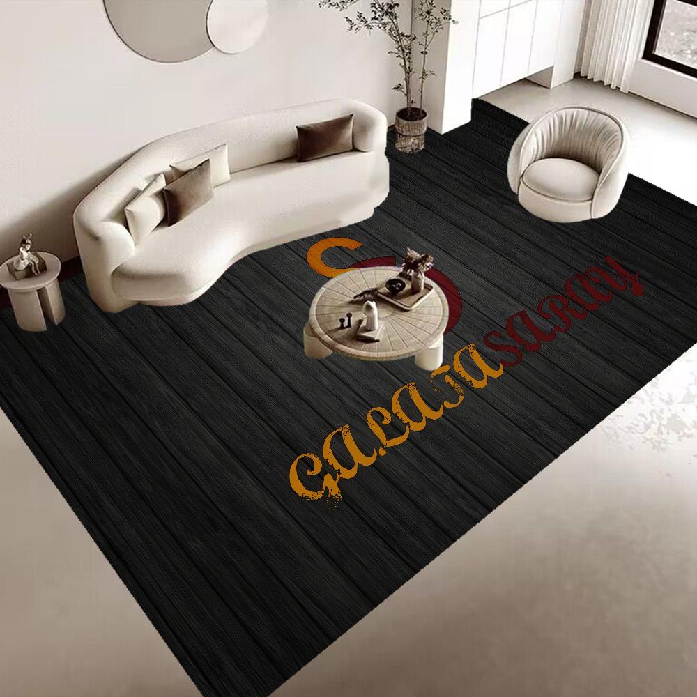 G-Galatasaray Lebendige Fußmatte Rutschfeste Waschküchenmatte Waschküchendekor Balkon Kind Wohnzimmer Haushalts Teppiche