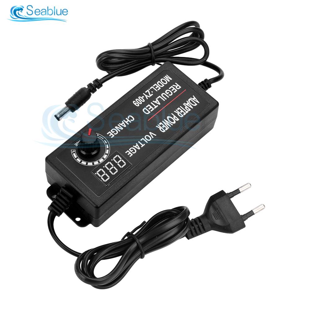

Adjustable AC To DC Power Supply 3V 5V 6V 9V 12V 15V 18V 24V 3A 5A Power Supply Universal 8 Pin DC 48W 60W 72W Adapter