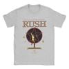 Rush Rock Band Men T Shirts Awesome Tee Shirt Short Sleeve Crew Neck T-Shirt Pure Cotton Plus Size Tops