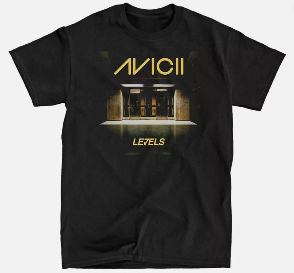 Avicii levels black tshirt S