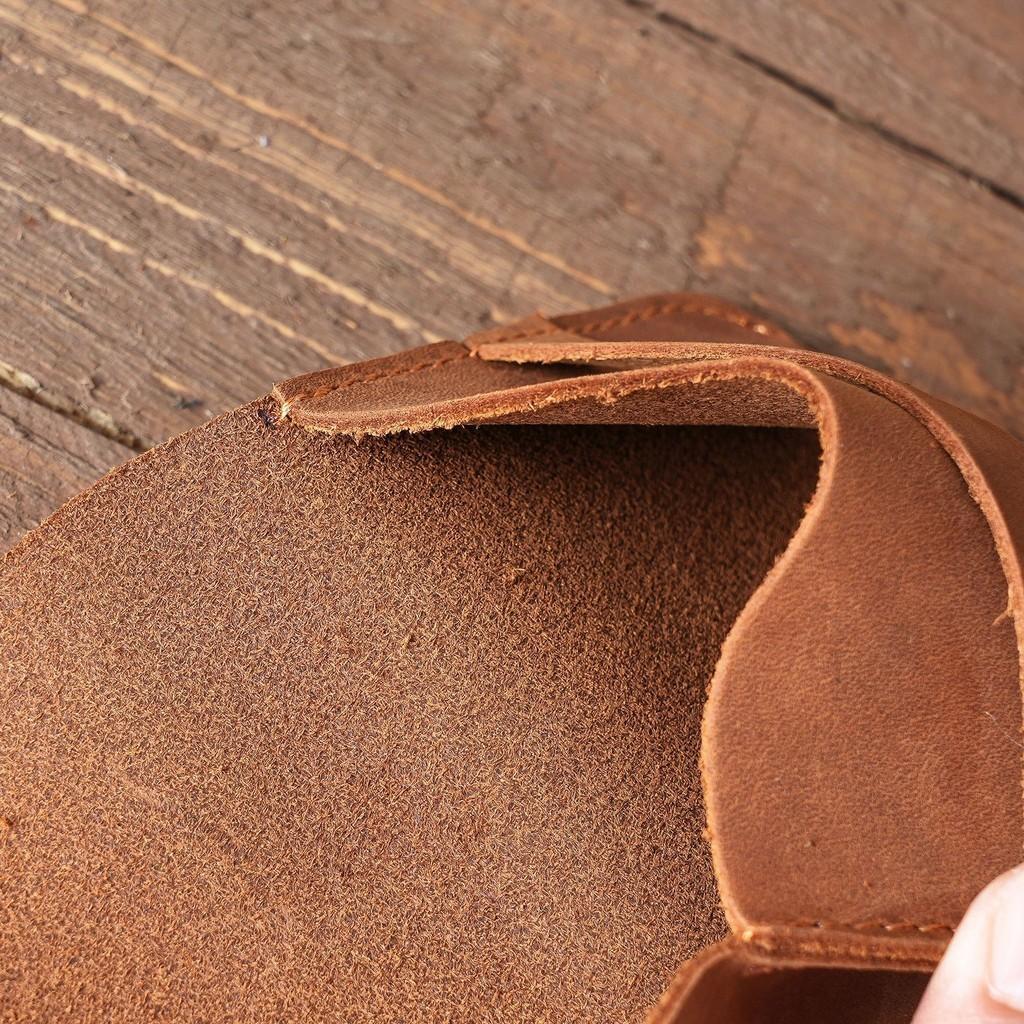 Handmade Crazy Horse Genuine Cow Leather Men's Card Holder Ultra Slim Compact Multi Card Slots Minimalist Leather Card Wallet