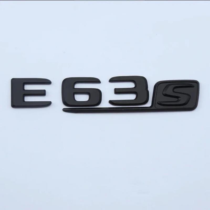 3D Letters For Cars Mercedes E63S AMG W212 W213 Rear Trunk Sticker Fender Trim Badge V8 Biturbo 4matic Emblem Logo Accessories