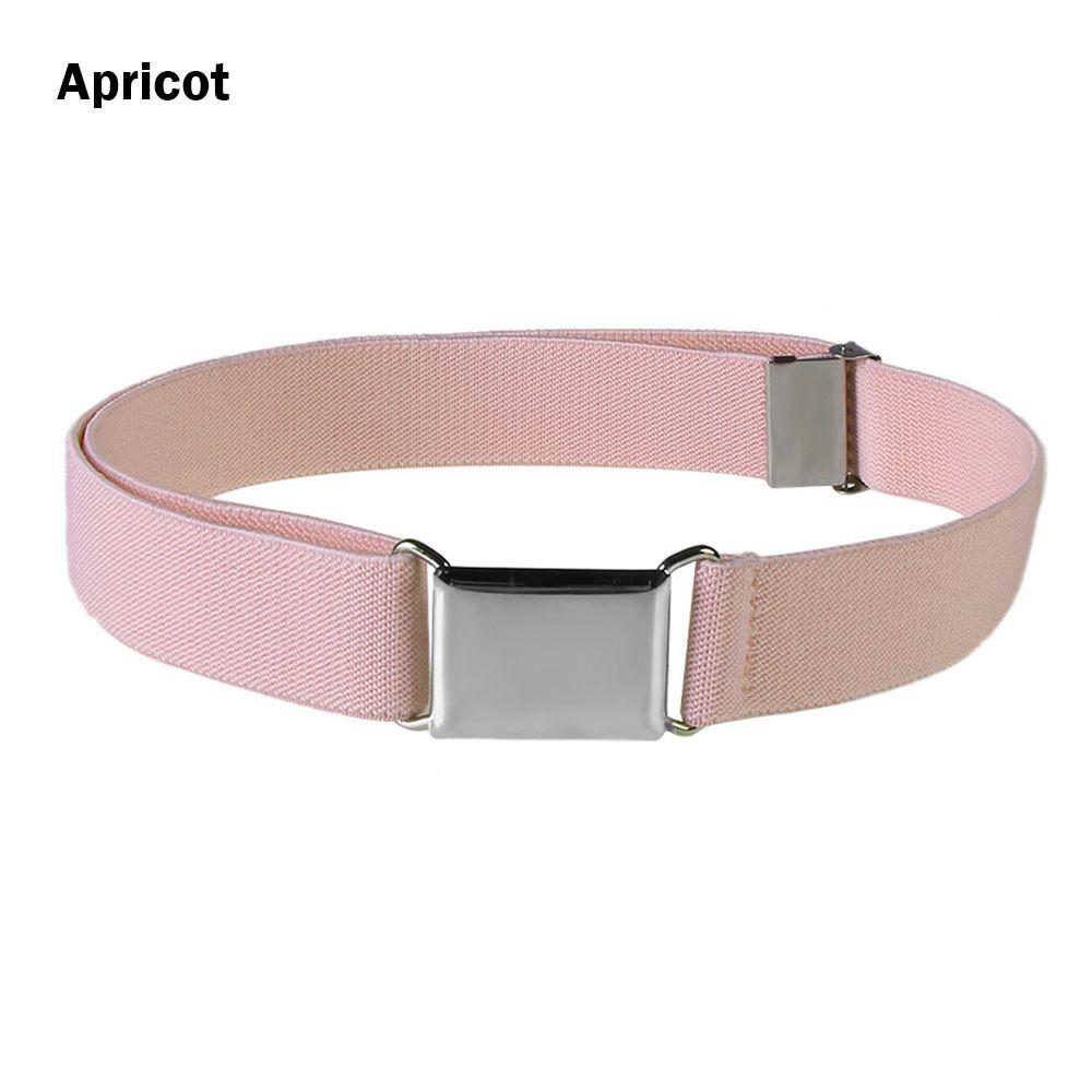 Gift Pants Strap Solid Color Boys Girls Alloy Buckle Waistband Kids Canvas Belt Adjustable